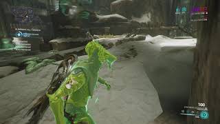 Warframe  Great tile to scan frostleaf  Get those greens for Helminth [upl. by Yeldar]