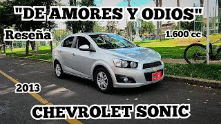 Todo sobre el CHEVROLET SONIC 16 2013  MOTOR STOCK [upl. by Mccully]