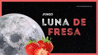 Luna de Junio 🌿🌕 La Revitalizante Luna de Fresa y su influencia en nosotros 🍓 Luna hoy luna [upl. by Nomor]