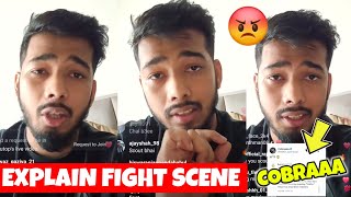 SCOUT LIVE  EXPLAIN FIGHT SCENE  BGMS LAN PHYSICAL FIGHT   SCOUT ANGRY REPLY TO COBRAAA [upl. by Ambros]