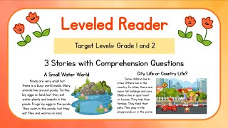 Reading for Grade 1 and Grade 2  Reading Comprehension  Learn English Through Stories Set 13 [upl. by Gytle]