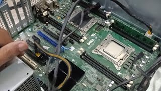 Dell Precision T5600 Power Button light blinking fan on off no display solution T5600 wont turn on [upl. by Schmeltzer744]