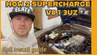 How To Supercharge 13UZ  ELATE Manifold  Eaton TVS1900  Full installation video [upl. by Georgetta]