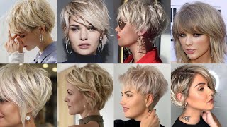 short choppy hair edgy messy pixie bob hairstyles 2023  Latex short hair fashion [upl. by Irby377]