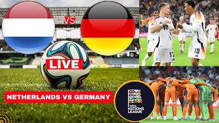 Netherlands vs Germany 22 Live Stream Nations League Football Match Score 2024 Highlights Direct [upl. by Nosliw]