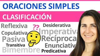 Clasificación de ORACIONES SIMPLES 📝 Sintaxis [upl. by Agostino]