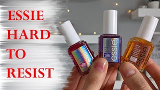 NEW ESSIE HARD TO RESIST NAIL STRENGTHENER  Application  Wear Test [upl. by Broek685]