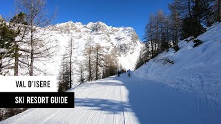 Val dIsere Tignes ski resort guide 39 Le Fornet top to bottom [upl. by Haral]