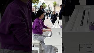 A Touching Family Moment As A Nostalgic Song Brings Everyone Together At A Public Piano [upl. by Rochell]