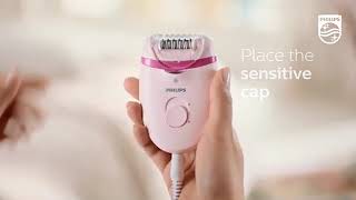 How to use Philips Satinelle Essential Epilator BRE28500  Cosmetify [upl. by Elbert]