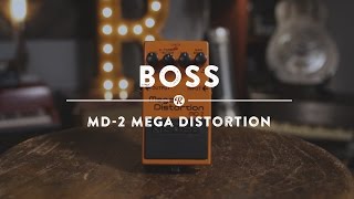 Boss MD2 Mega Distortion  Reverb Demo Video [upl. by Auhsoj]