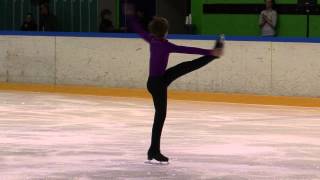 16 Illya SOLOMIN SWE  ISU JGP Tallinn Cup 2013 Junior Men Short Program [upl. by Tnert]