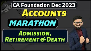 Partnership Accounts Unit 3 4 amp 5  All Important Questions  CA Foundation Accounts Marathon [upl. by Vaughn]