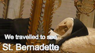 Incorrupt Body of St Bernadette Nevers France [upl. by Berliner]