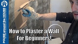 How to plaster a wall a beginners guide Plastering made easy for the DIY enthusiast [upl. by Nedra]