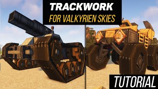 Trackwork mod Wheels and tracks How to make a tank or a car Tutorial 1201 minecraft java [upl. by Siouxie]