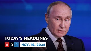 Putin Changes Russias Nuclear Doctrine As US Ramps Up Support For Ukraine  NPR News Now [upl. by Ahsenauq991]