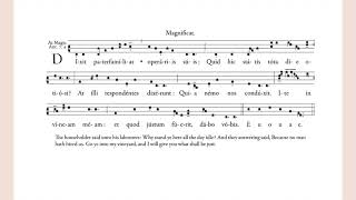 Magnificat Antiphon quotDixit paterfamiliasquot for Vespers Septuagesima Sunday [upl. by Gnni]