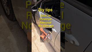 Pinstripe how to safely remove diy tips autobody [upl. by Sibbie]