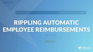 Rippling Automatic Employee Reimbursements [upl. by Enimsay184]