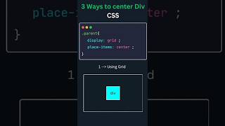 3 ways to center Div css html [upl. by Cita]