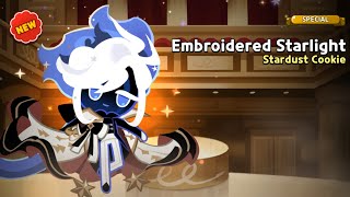 Stardust Cookie New Special Costume Gacha Draw Animation and Gameplay I Cookie Run Kingdom [upl. by Ashien]