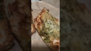 Super garlic pesto bread pesto food homemade fyp [upl. by Ruthe]