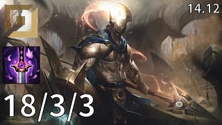 Pantheon ADC vs Xerath  EUW Master  Patch 1412 [upl. by Marilla208]