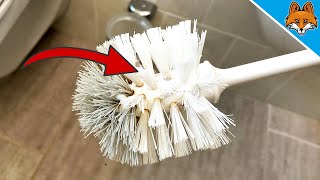 Façons SIMPLES de nettoyer rapidement la brosse des toilettes 💥 Génial 🤯 [upl. by Eenej]