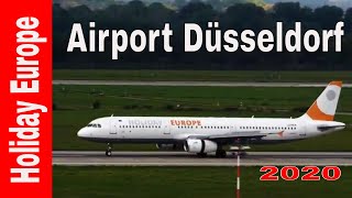 Flugzeuge starten und landen  Flughafen Düsseldorf 2020 mit Holiday Europe Airbus A321231 [upl. by Nosauq]