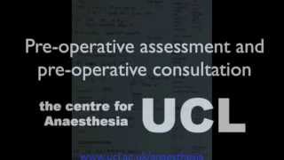 Anaesthetic preoperative assessment and the preoperative visit [upl. by Hollinger]