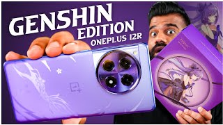 OnePlus 12R Genshin Impact Edition Unboxing amp First Look  Crazy Gaming Smartphone🔥🔥🔥 [upl. by Kcirre]