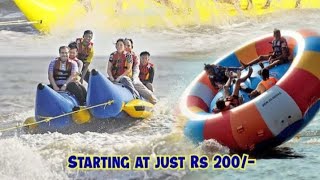 Water sports activities at Juhu beach Mumbai  starting at Just ₹200 Goa jaisa maza Mumbai me [upl. by Ellinehc]