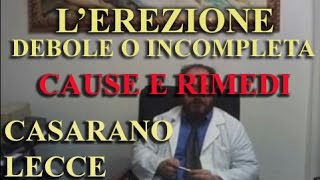 Lerezione incompleta debole o difficoltosa cause e rimedi [upl. by Glen]