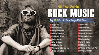 Top 100 Classic Rock Songs Of 80s 90s 🚩 Best Rock Hits Ever ⚡ 4K Video Ultra HD [upl. by Sonja58]