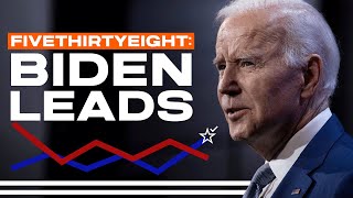 FiveThirtyEight Biden LEADS Nationwide for FIRST TIME EVER [upl. by Torray]