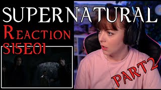 Supernatural Reaction 15x01 Part 2 DakaraJayne [upl. by Fablan616]