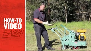 How to Use a Turf Cutter [upl. by Adnaluoy]