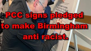 PCC signs pledge to make Birmingham anti racist [upl. by Derr]