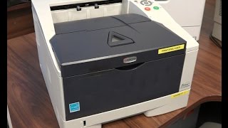 Kyocera Ecosys FS1370DN laser printer close look [upl. by Dellora76]