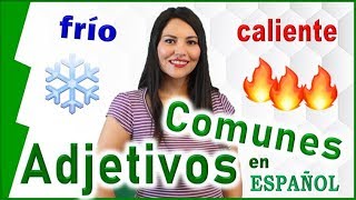 Adjetivos Comunes en Español Aprende vocabulario de Español  Learn Spanish [upl. by Adnaloy362]