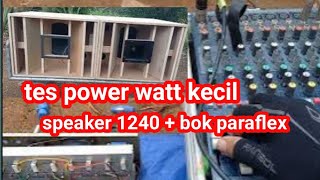 test power 32 vac speaker acr 1240 bok balap [upl. by Neile]