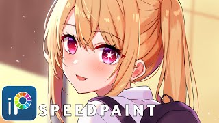 【Ibis Paint】Speedpaint Hoshino Ruby  Ibis Paint X Tutorial [upl. by Yaja427]