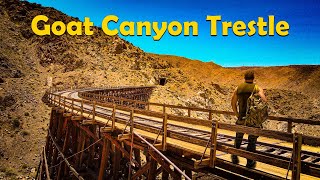 Epic Journey to the Worlds Tallest Wooden Trestle Goat Canyon Trestle Bridge [upl. by Aneloj]