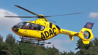 Rettungshubschrauber Christoph 39 Perleberg DHKUE  Start in Hennigsdorf [upl. by Dwaine]