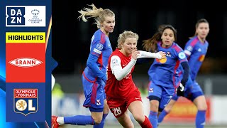 HIGHLIGHTS  SK Brann vs Olympique Lyonnais UEFA Womens Champions League 202324 Matchday 4 [upl. by Walford]