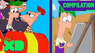 Phineas and Ferb Season 1 Best Moments  Compilation  disneyxd [upl. by Nailliw]