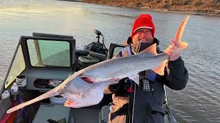 Spoonbill Opener 2023 Missouri River Missouri USA [upl. by Julius27]