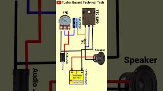 TTC 5200 trangister Audio Amplifier Connection shorts [upl. by Elocen]