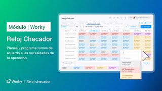 Worky  Conoce nuestro módulo de Reloj Checador Digital [upl. by Adniram397]